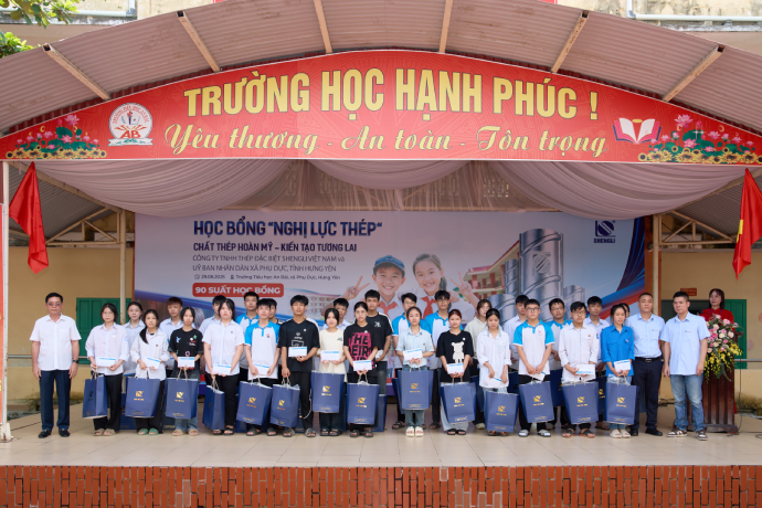 HỌC BỔNG “NGHỊ LỰC THÉP” 2025: HÀNH TRÌNH GIEO NIỀM TIN, DỰNG TƯƠNG LAI